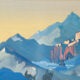 Cammino – Nicolas Roerich, viandanti verso palazzo tra le montagne